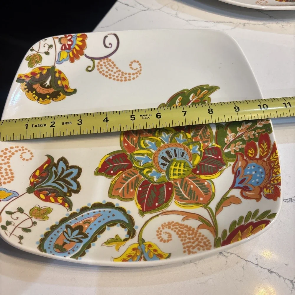 Better Homes & Gardens Floral Dinner Plates - Stoneware, Multicolor